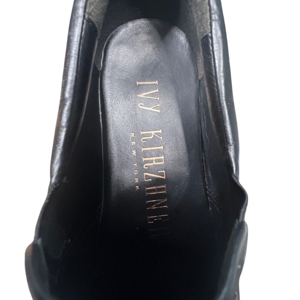 Ivy Kirzhner Bertha Black Leather Embellished Slip On Sneakers Size 7.5 - Picture 10 of 11